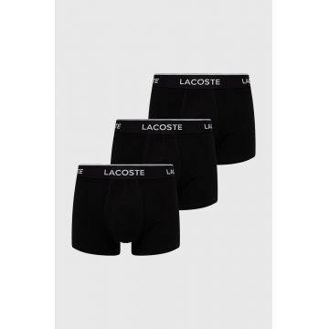 Lasoste boxeri (3-pack) bărbați, culoarea negru 5H3389-NUA