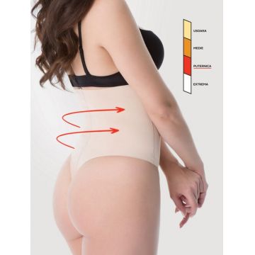 Chiloti tanga modelatori invisible maxi sub sani cu silicon Julimex Basic 275