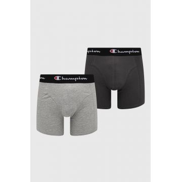 Champion boxeri (2-pack) barbati, culoarea gri