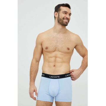 Lacoste boxeri 3-pack barbati, culoarea negru