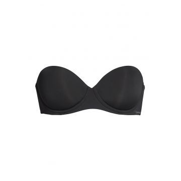 Sutien push-up - fara bretele - Negru