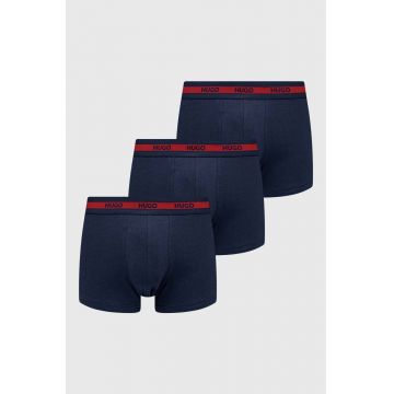 HUGO boxeri 3-pack barbati, culoarea albastru marin, 50492375