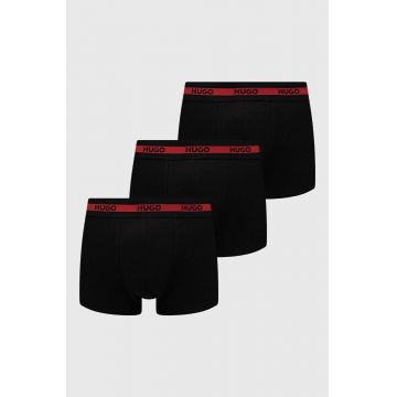 HUGO boxeri 3-pack barbati, culoarea negru, 50492375