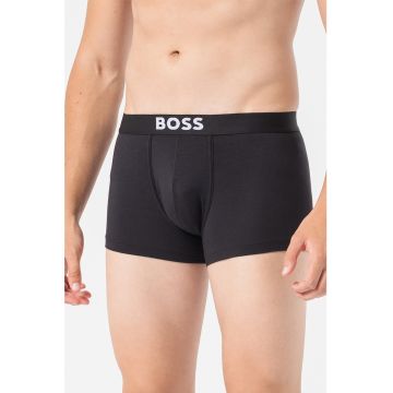 Boxeri din amestec de modal cu banda logo in talie