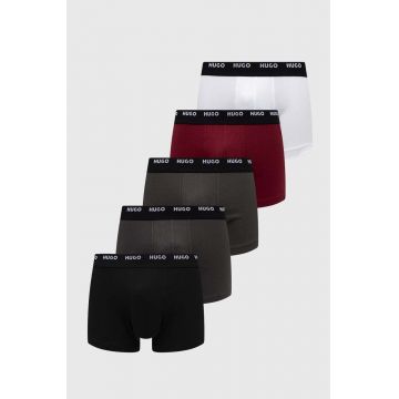 HUGO boxeri 5-pack bărbați, culoarea negru 50479944