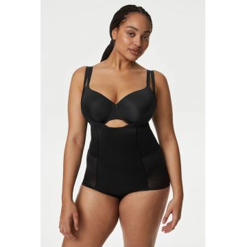 Body modelator cu insertii de plasa - Negru