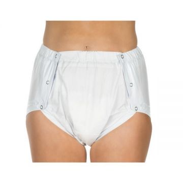 Chilot incontinenta nivel 4-5, Suprima, Unisex, PVC, Alb, Mar L