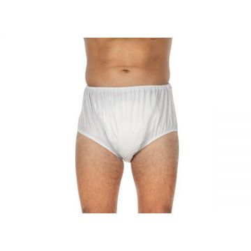 Chilot incontinenta nivel 5-5, Suprima, Unisex,  PVC, Alb, Mar 54