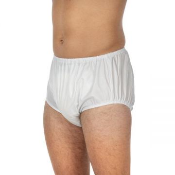 Chilot incontinenta nivel 5-5, Suprima, Unisex,  PVC, Alb, Mar 56