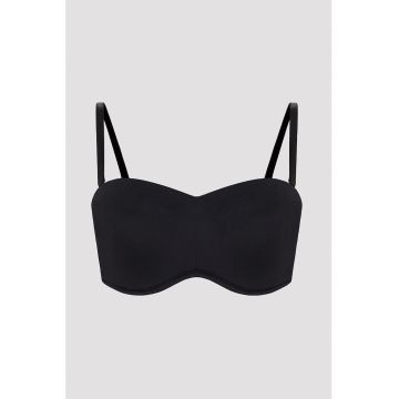 Sutien bandeau modelator - Negru