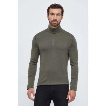 Icebreaker longsleeve funcțional 260 Tech culoarea verde