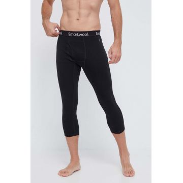 Smartwool jambiere funcționale Classic Thermal Merino culoarea negru