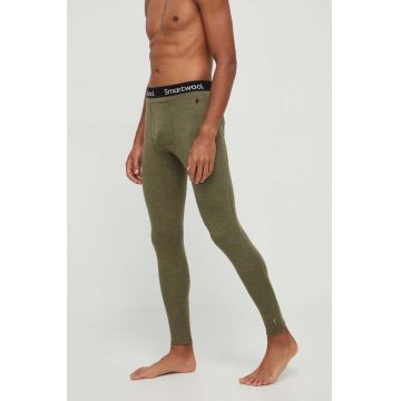 Smartwool jambiere funcționale Classic Thermal Merino culoarea verde