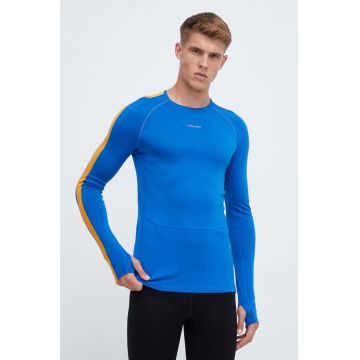 Icebreaker longsleeve funcțional ZoneKit 200 culoarea albastră