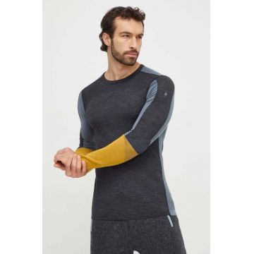 Smartwool longsleeve funcțional Intraknit Thermal Merino culoarea gri