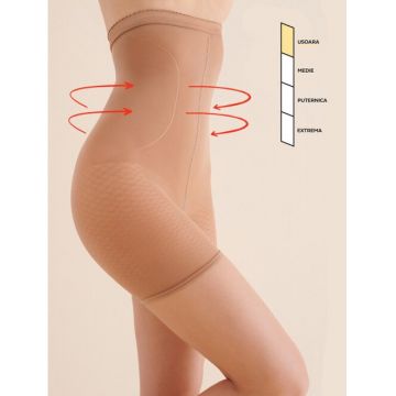 Chiloti boxeri modelatori maxi sub sani cu silicon Gabriella High Shaper 670 40 den