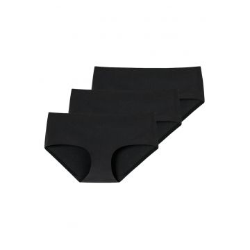 Set de chiloti fara cusaturi - 3 perechi - Negru