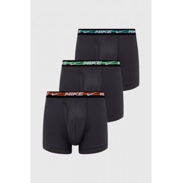 Nike boxeri 3-pack barbati, culoarea negru