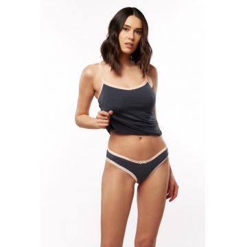 Boxer brazilian femei BF19 - Albastru melange