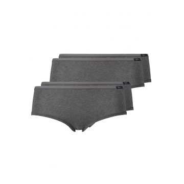 Set de chiloti hipster din amestec de bumbac - 4 perechi - Gri