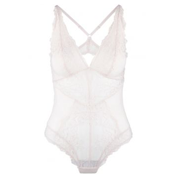 Body din dantela cu decolteu in V