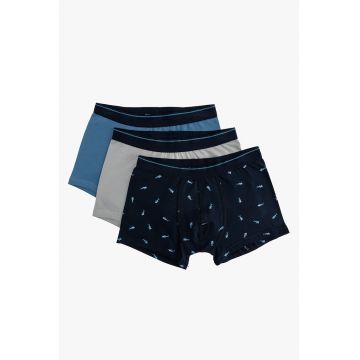 Set de boxeri cu model uni - 3 Perechi