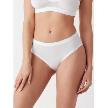 Set 2 perechi chiloti clasici bumbac cu talia medie Cotonella 3363 0002