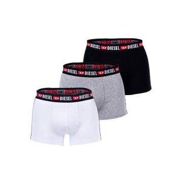 Set de boxeri cu logo - 3 perechi - Alb/Negru/Gri