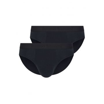 Set de chiloti cu banda logo in talie Flowing 20873 - 2 perechi