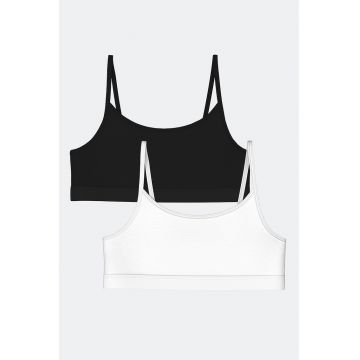 Set de bustiere cu model uni - 2 Piese
