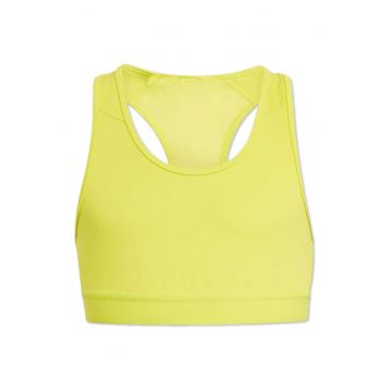 Bluza sport  164 - galben - 70% poliester reciclat - 19% poliester - 11% elastan - set pentru fete -