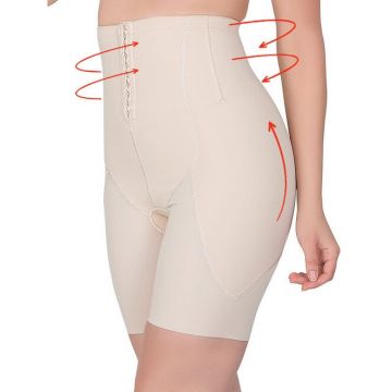 Chiloti boxeri laser-cut cu corset modelator Shapewear 2832