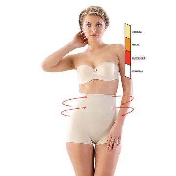 Chiloti boxeri modelatori cu talie dublu intarita Shapewear 2022