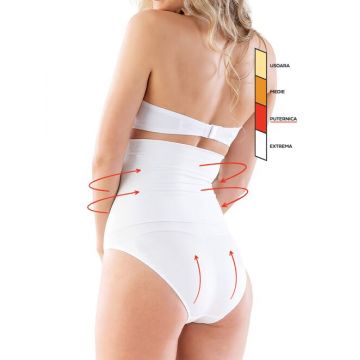 Chiloti clasici modelatori cu talie inalta dublu intarita si silicon Shapewear 2009