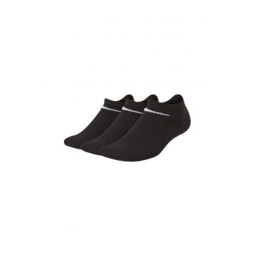 Ciorapi  Basic No-Show 3 Perechi Negru