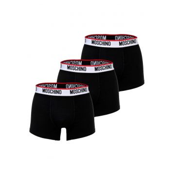MOSCHINO - Set de boxeri cu logo - 3 perechi