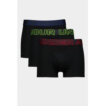 Set de boxeri cu banda logo in talie pentru fitness - 3 perechi