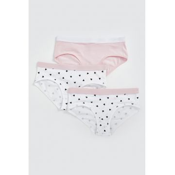 Set de chiloti hipster - 3 Perechi
