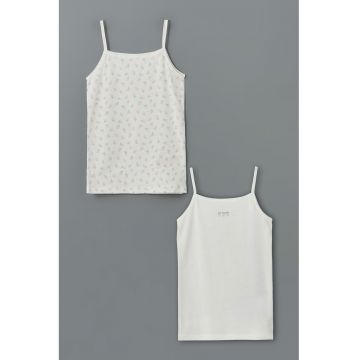 Set de top-uri de bumbac - 2 piese