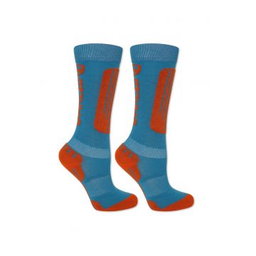 Sosete sport copii -  Performanta - albastru - bumbac -