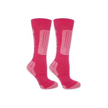 Sosete sport copii -  performanta - roz - bumbac