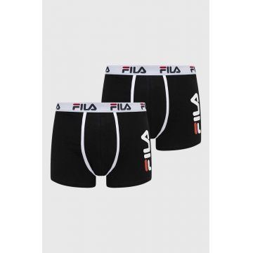 Fila boxeri 2-pack barbati, culoarea negru