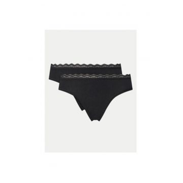 Set 2 chiloti dama -  304975004 - Bumbac - Negru