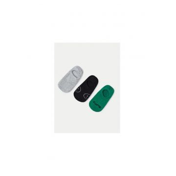 Set 3 perechi de sosete baieti -  303855543 - Bumbac/Poliamida - Verde