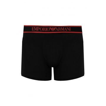 Set de boxeri cu logo in talie - Negru -