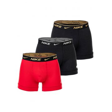 Set de boxeri cu tehnologie Dri-FIT si banda logo in talie - 3 perechi