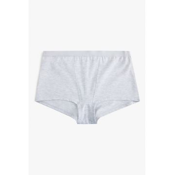 Set de chiloti hipster cu model uni - 2 perechi