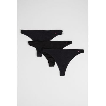 Set de chiloti tanga cu logo - 3 perechi