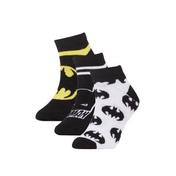 Set de sosete pana la glezna cu tematica Batman - 3 perechi