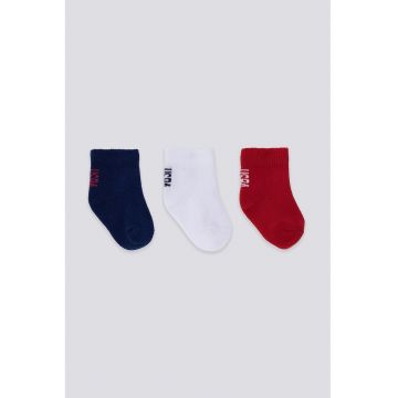 Set de sosete scurte din amestec de bumbac - 3 perechi